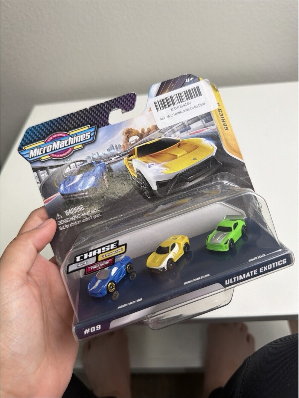 Micro Machines #09 Ultimate Exotics Chase Treasure 3 Car Pack Rare Sealed S3 NEW - Picture 8 of 8